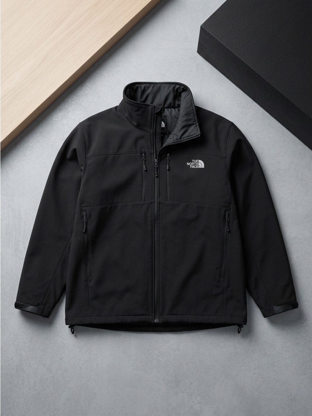 The North Face Apex Elevation Mens XL Black Insulated Softshell Jacket NWOT